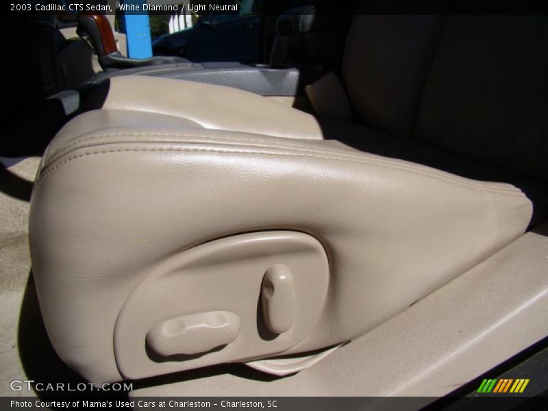 White Diamond / Light Neutral 2003 Cadillac CTS Sedan