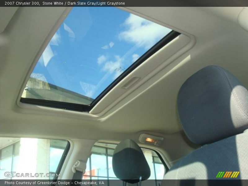 Stone White / Dark Slate Gray/Light Graystone 2007 Chrysler 300