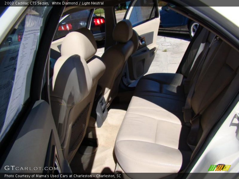 White Diamond / Light Neutral 2003 Cadillac CTS Sedan