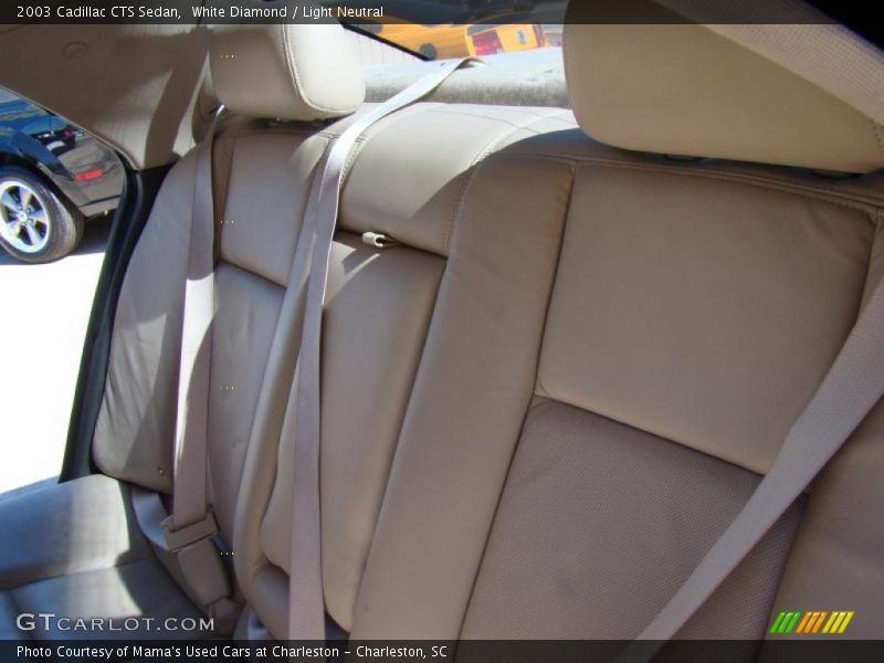 White Diamond / Light Neutral 2003 Cadillac CTS Sedan