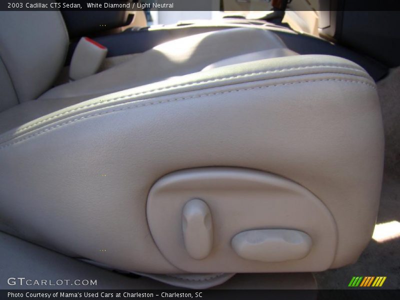 White Diamond / Light Neutral 2003 Cadillac CTS Sedan