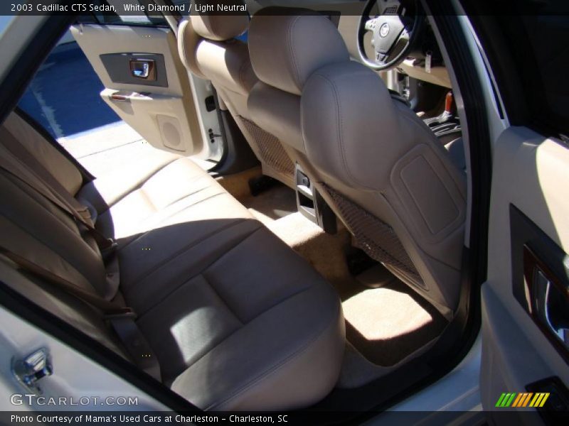 White Diamond / Light Neutral 2003 Cadillac CTS Sedan