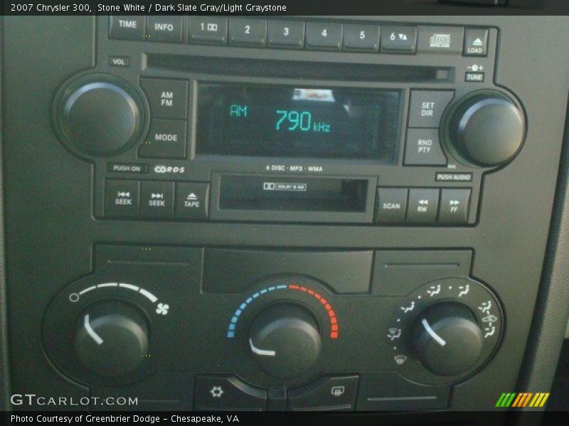 Stone White / Dark Slate Gray/Light Graystone 2007 Chrysler 300