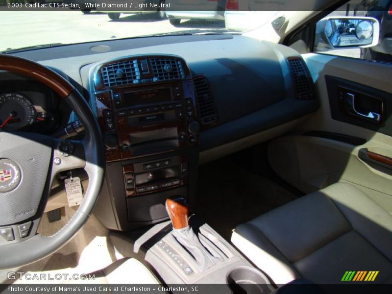 White Diamond / Light Neutral 2003 Cadillac CTS Sedan