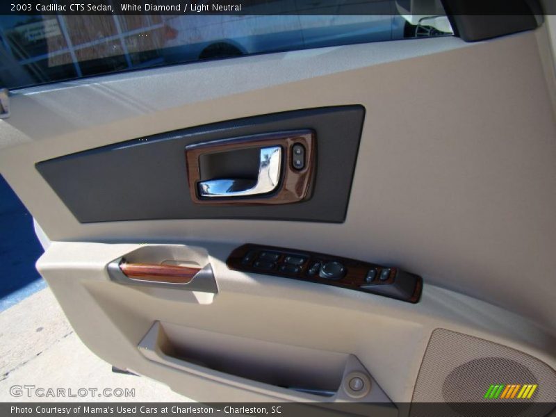 White Diamond / Light Neutral 2003 Cadillac CTS Sedan