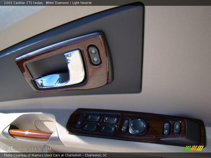 White Diamond / Light Neutral 2003 Cadillac CTS Sedan