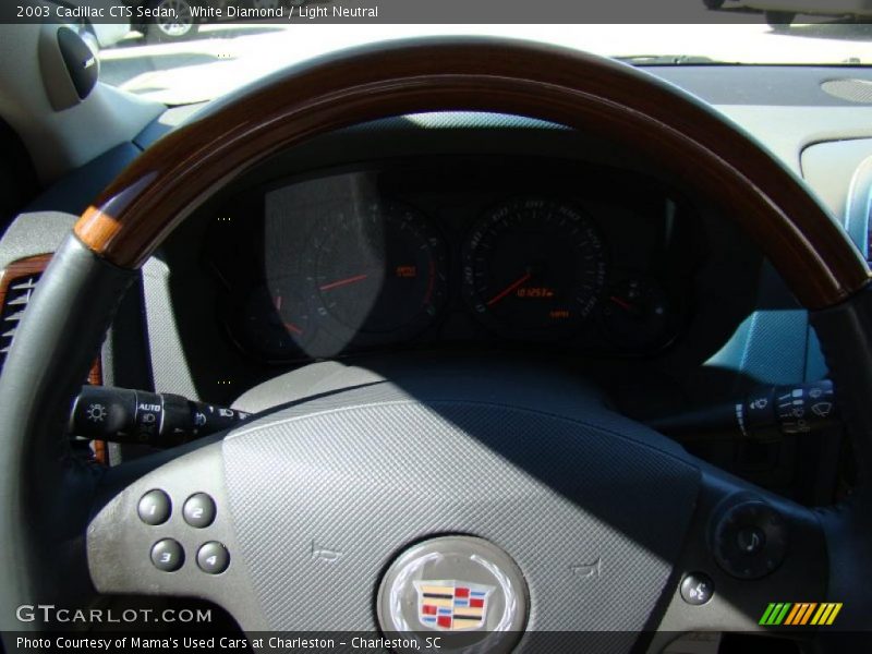 White Diamond / Light Neutral 2003 Cadillac CTS Sedan