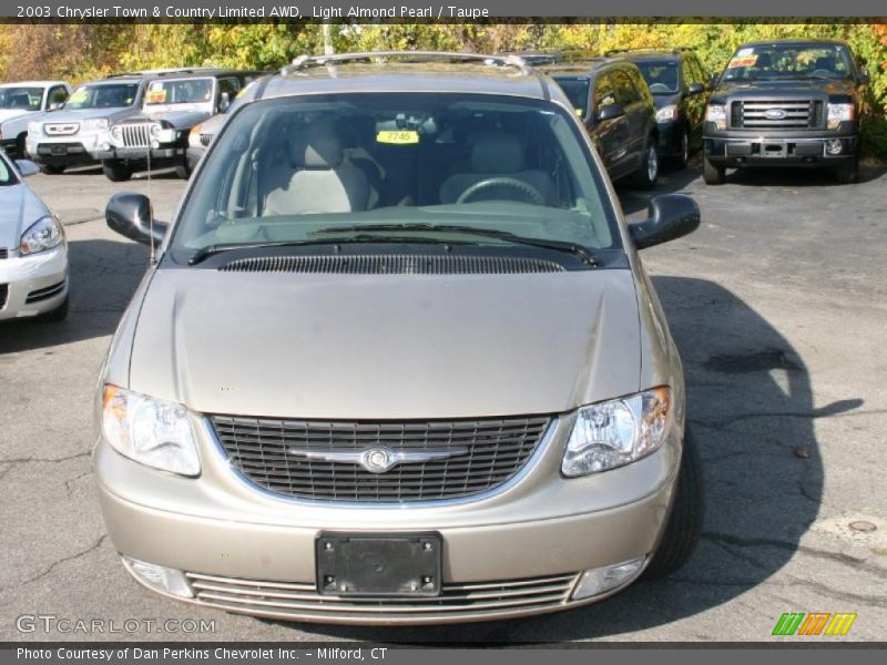Light Almond Pearl / Taupe 2003 Chrysler Town & Country Limited AWD