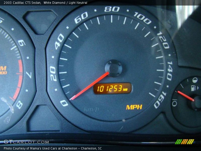 White Diamond / Light Neutral 2003 Cadillac CTS Sedan