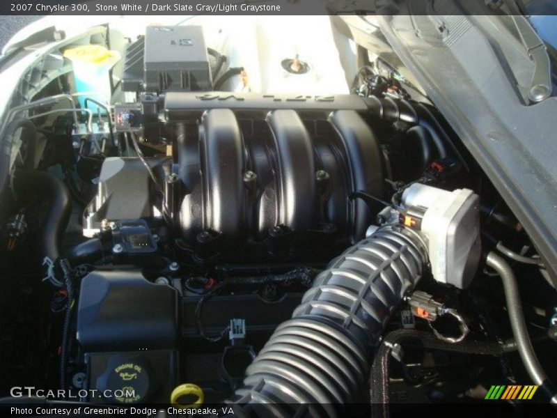 Stone White / Dark Slate Gray/Light Graystone 2007 Chrysler 300