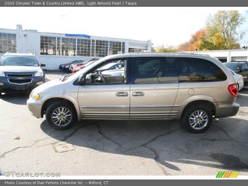 Light Almond Pearl / Taupe 2003 Chrysler Town & Country Limited AWD