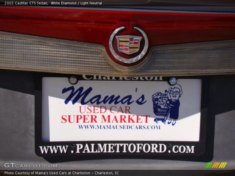 White Diamond / Light Neutral 2003 Cadillac CTS Sedan