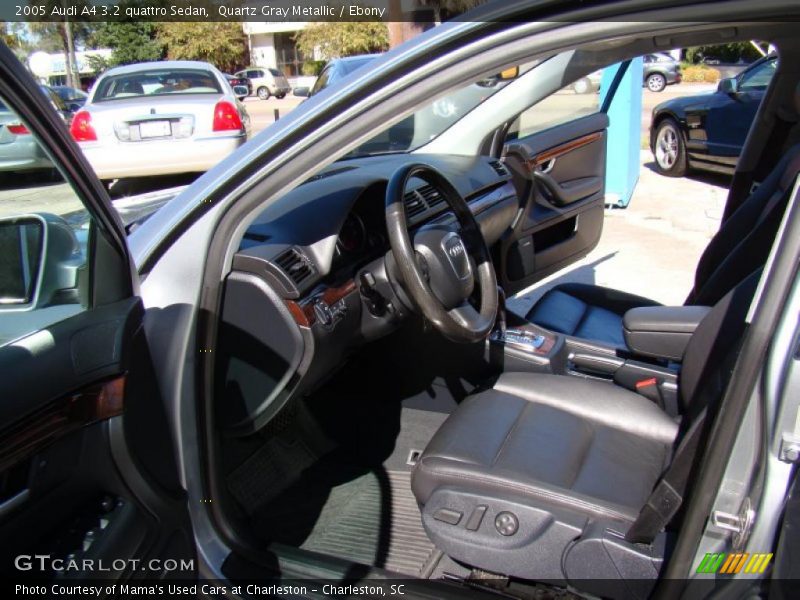  2005 A4 3.2 quattro Sedan Ebony Interior