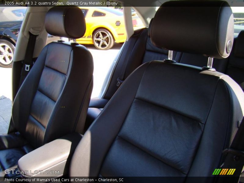  2005 A4 3.2 quattro Sedan Ebony Interior