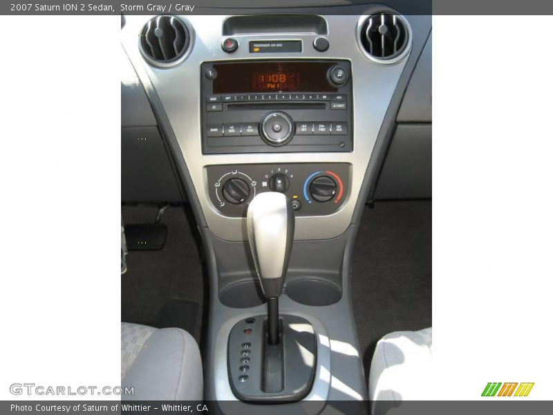 Storm Gray / Gray 2007 Saturn ION 2 Sedan