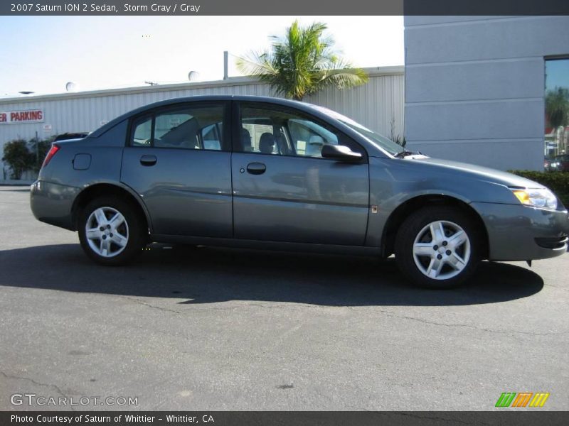 Storm Gray / Gray 2007 Saturn ION 2 Sedan