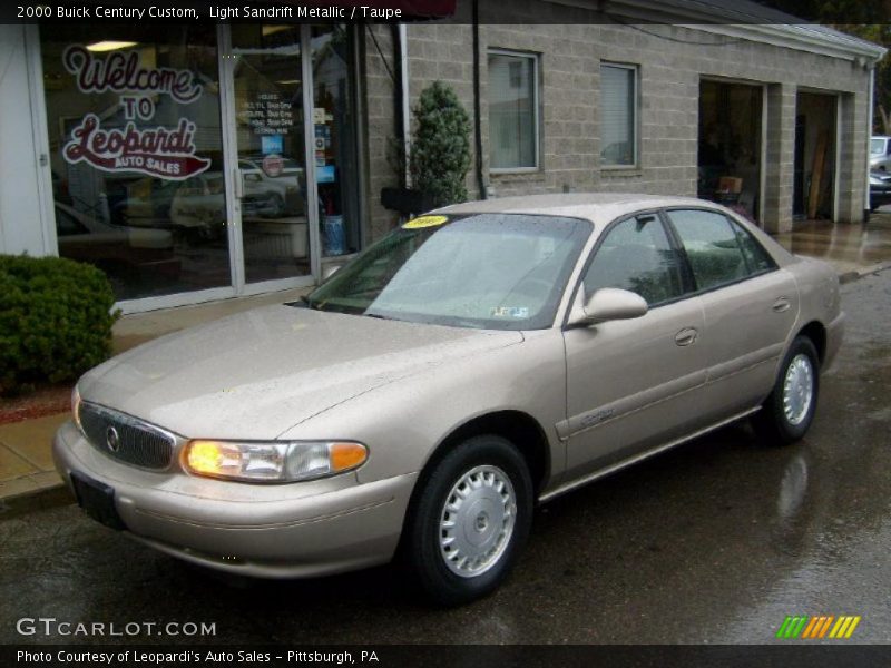 Light Sandrift Metallic / Taupe 2000 Buick Century Custom