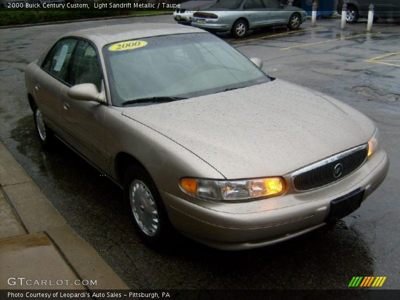 Light Sandrift Metallic / Taupe 2000 Buick Century Custom