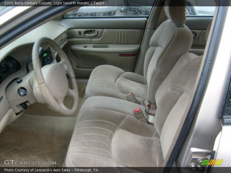 Light Sandrift Metallic / Taupe 2000 Buick Century Custom