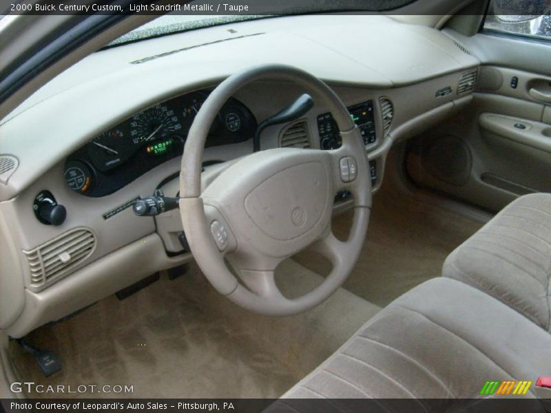 Light Sandrift Metallic / Taupe 2000 Buick Century Custom