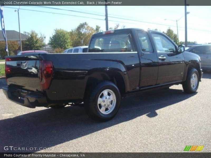 Black / Medium Pewter 2008 Chevrolet Colorado Work Truck Extended Cab