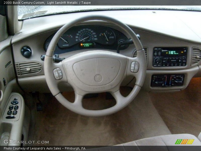 Light Sandrift Metallic / Taupe 2000 Buick Century Custom