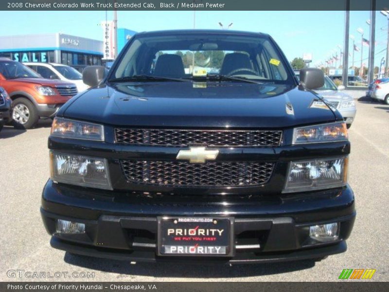 Black / Medium Pewter 2008 Chevrolet Colorado Work Truck Extended Cab