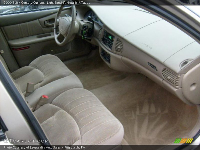 Light Sandrift Metallic / Taupe 2000 Buick Century Custom