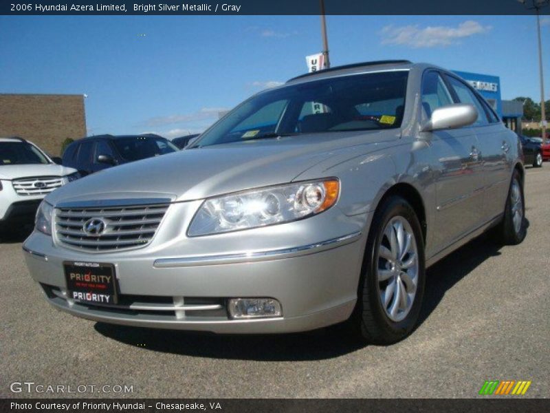 Bright Silver Metallic / Gray 2006 Hyundai Azera Limited