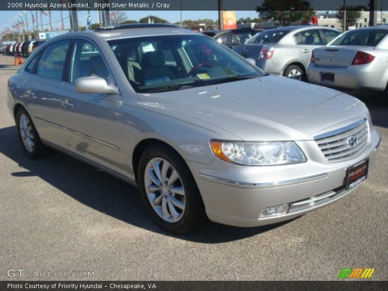 Bright Silver Metallic / Gray 2006 Hyundai Azera Limited