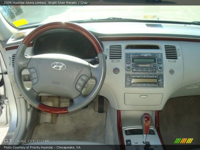 Bright Silver Metallic / Gray 2006 Hyundai Azera Limited