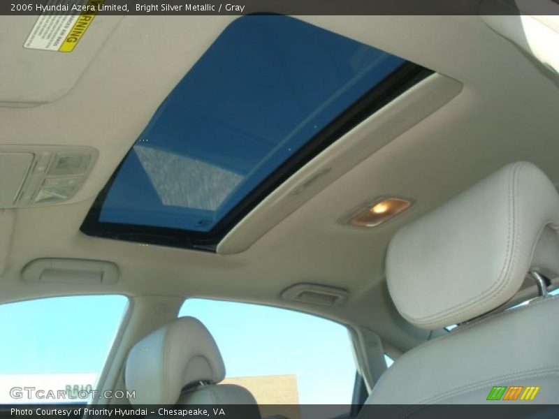 Bright Silver Metallic / Gray 2006 Hyundai Azera Limited
