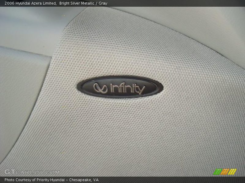 Bright Silver Metallic / Gray 2006 Hyundai Azera Limited