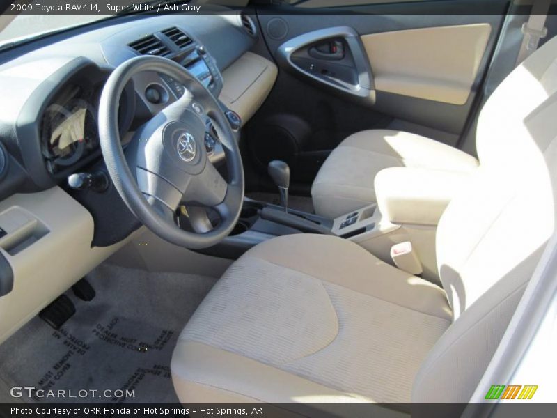 Super White / Ash Gray 2009 Toyota RAV4 I4
