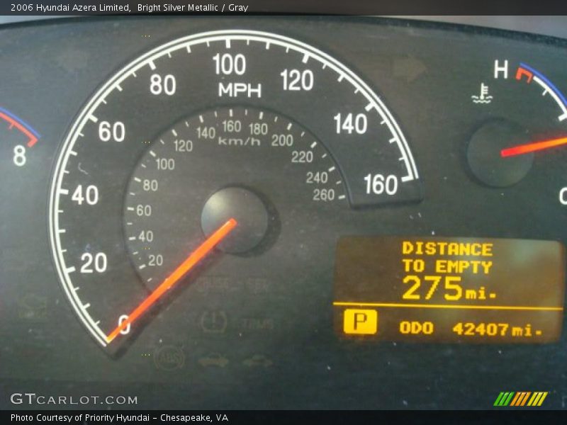 Bright Silver Metallic / Gray 2006 Hyundai Azera Limited