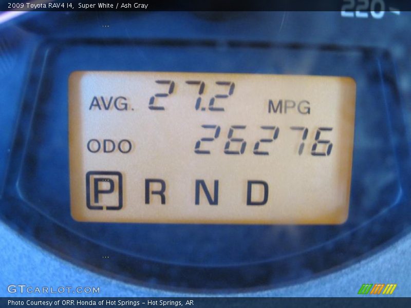 Super White / Ash Gray 2009 Toyota RAV4 I4