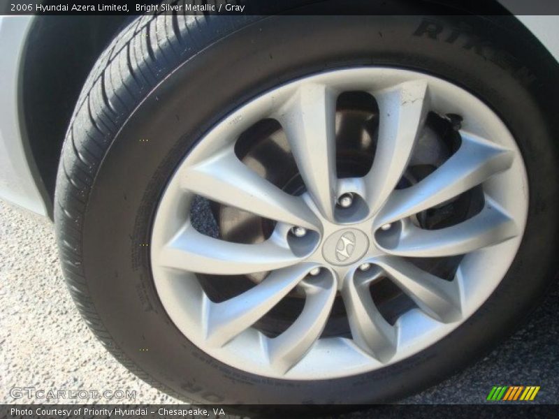Bright Silver Metallic / Gray 2006 Hyundai Azera Limited