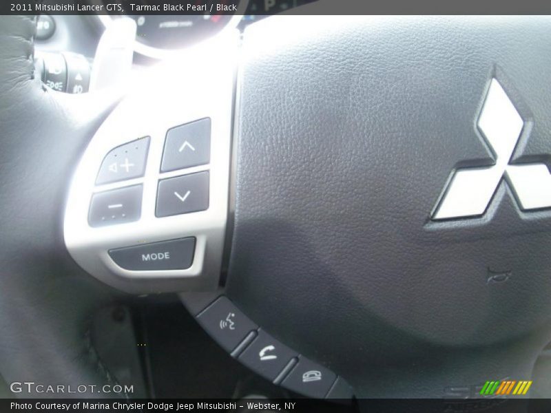 Tarmac Black Pearl / Black 2011 Mitsubishi Lancer GTS
