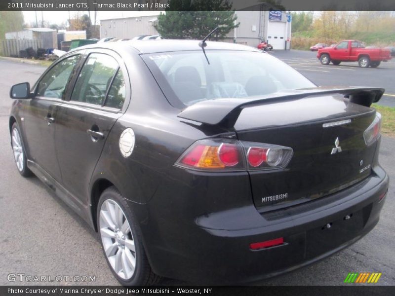 Tarmac Black Pearl / Black 2011 Mitsubishi Lancer GTS