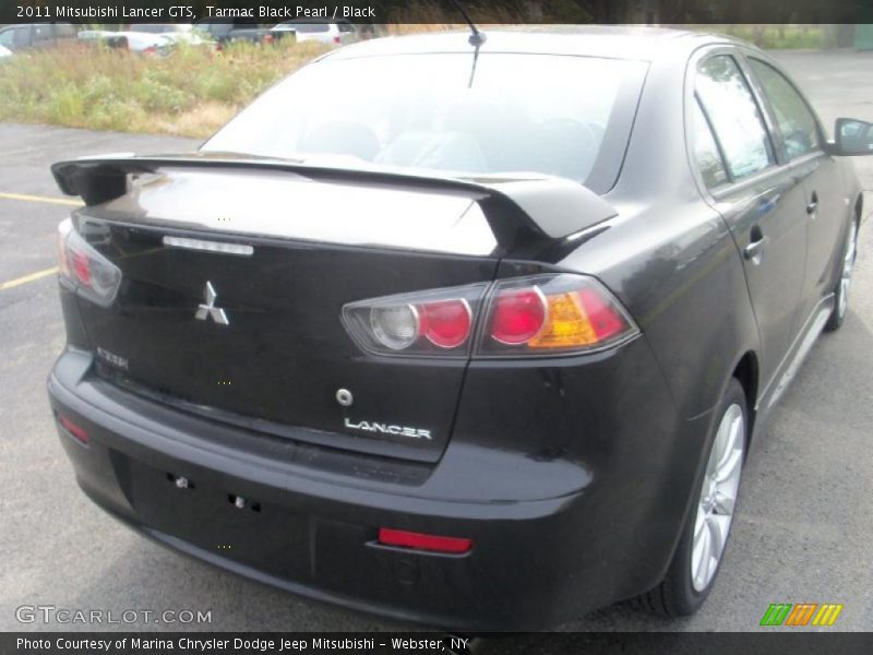 Tarmac Black Pearl / Black 2011 Mitsubishi Lancer GTS