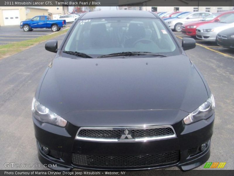 Tarmac Black Pearl / Black 2011 Mitsubishi Lancer GTS
