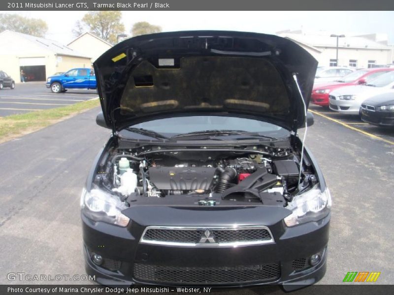 Tarmac Black Pearl / Black 2011 Mitsubishi Lancer GTS