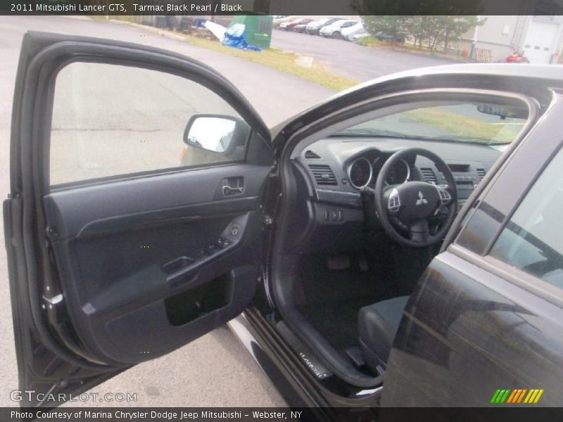 Tarmac Black Pearl / Black 2011 Mitsubishi Lancer GTS