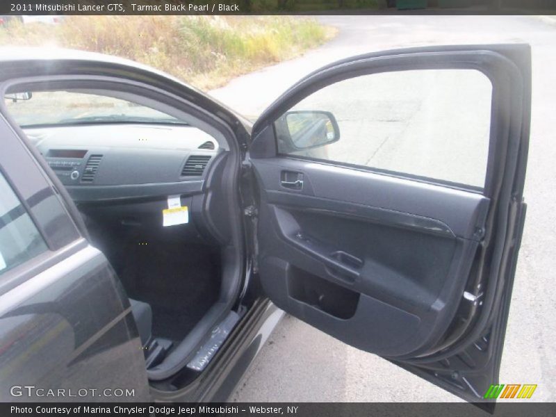 Tarmac Black Pearl / Black 2011 Mitsubishi Lancer GTS