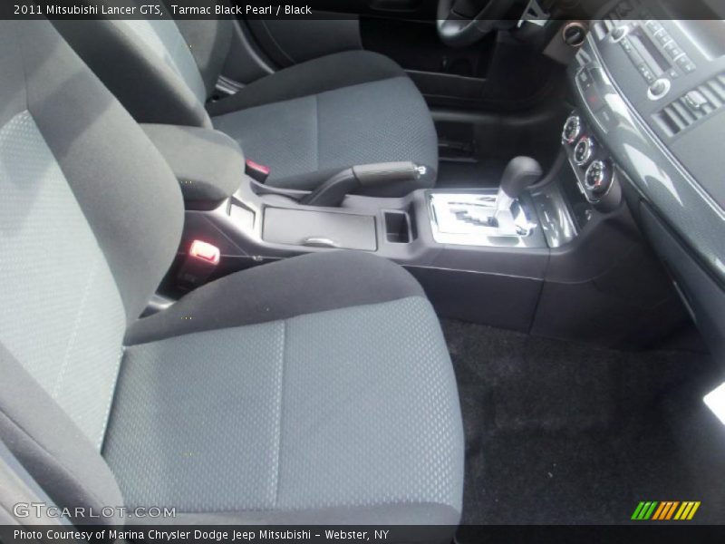 Tarmac Black Pearl / Black 2011 Mitsubishi Lancer GTS