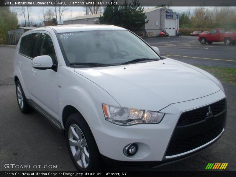  2011 Outlander GT AWD Diamond White Pearl