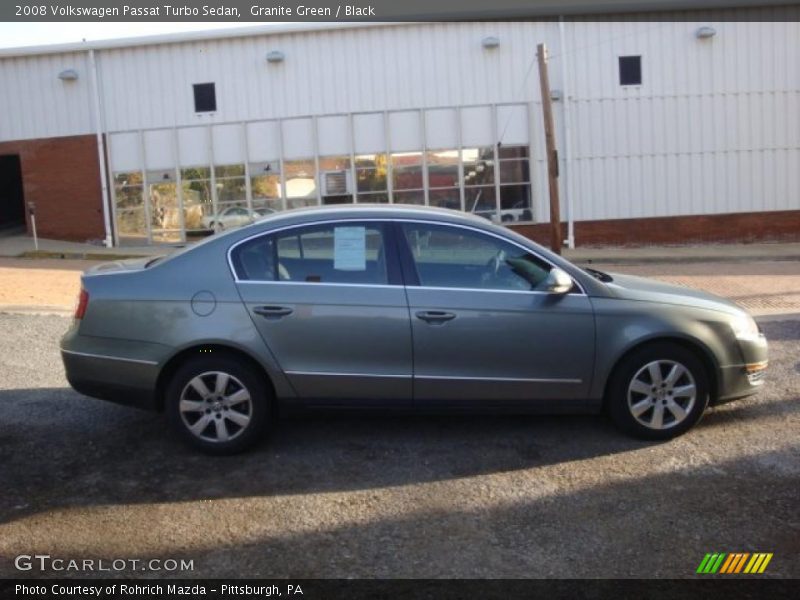 Granite Green / Black 2008 Volkswagen Passat Turbo Sedan