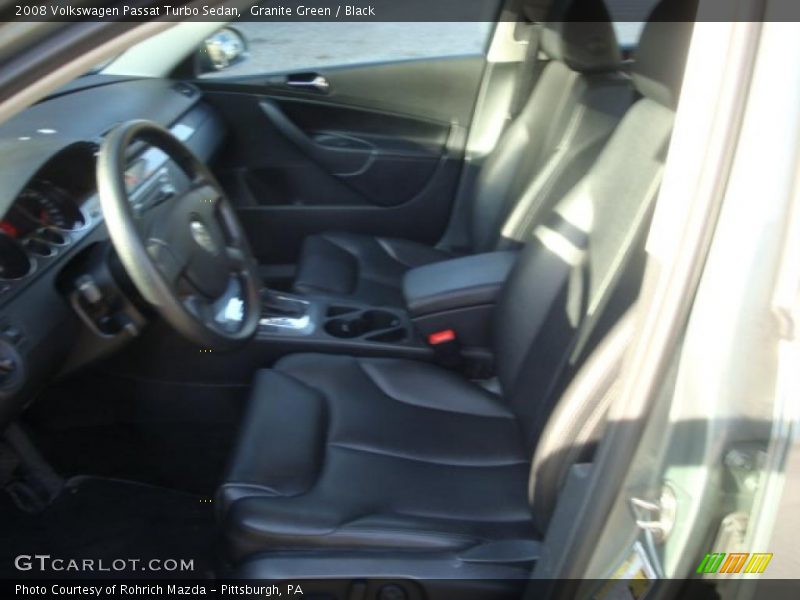 Granite Green / Black 2008 Volkswagen Passat Turbo Sedan