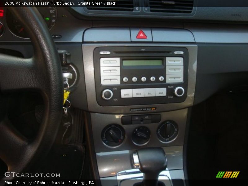 Granite Green / Black 2008 Volkswagen Passat Turbo Sedan