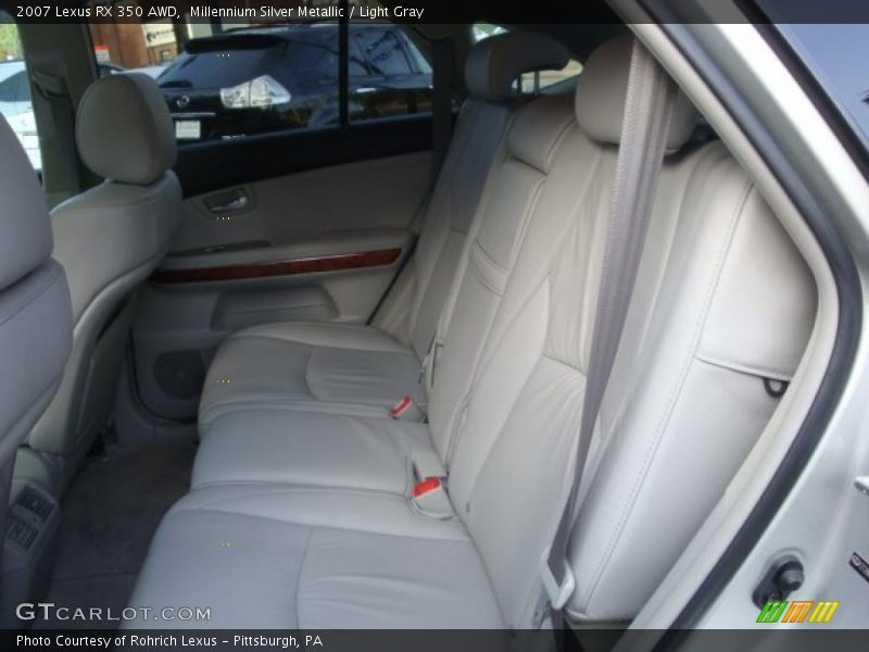 Millennium Silver Metallic / Light Gray 2007 Lexus RX 350 AWD